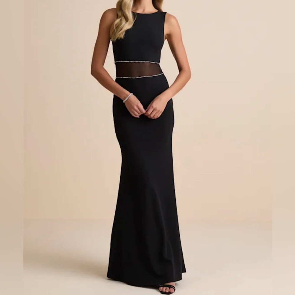 Elegant Black Evening Gown